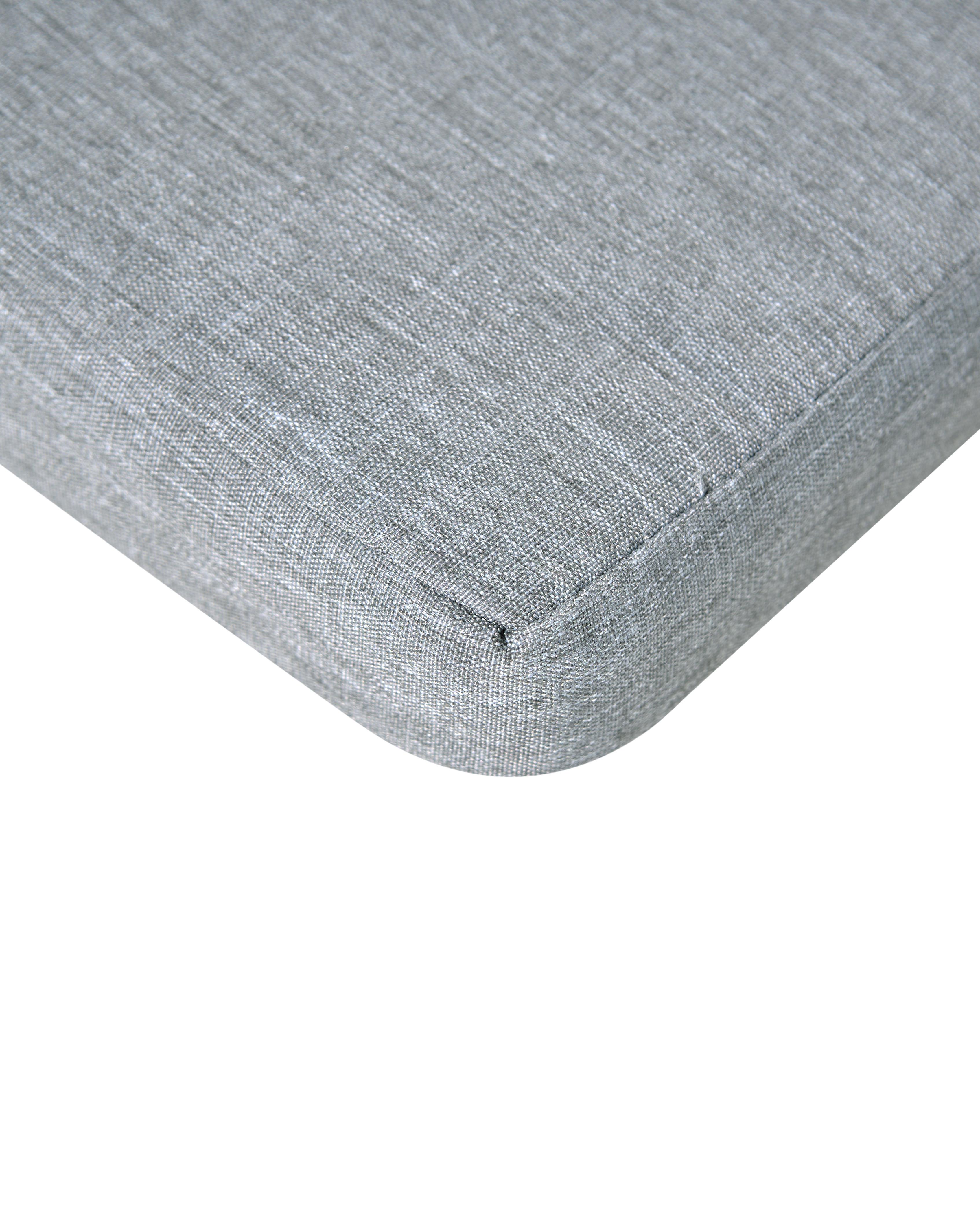 Set van 2 stoelen met zitkussen SASSARI PREMIUM Gecertificeerd acaciahout Grijs melange