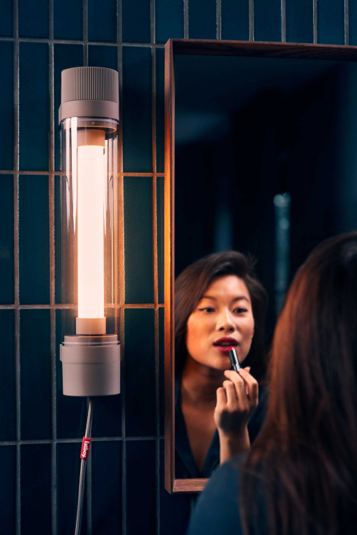 Fatboy Tjoep small hanglamp LED lichtgrijs
