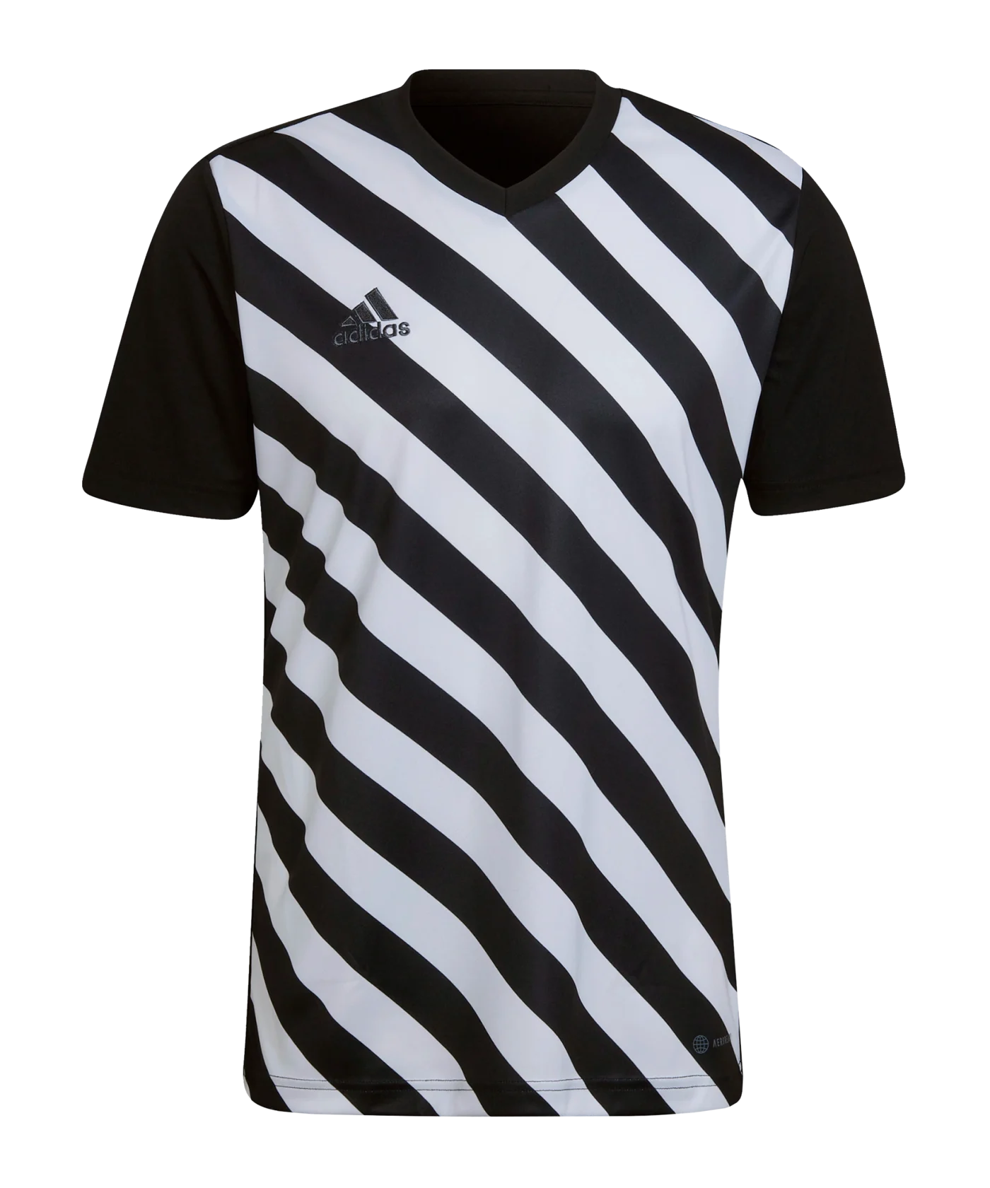 adidas Entrada 22 GFX Trikot Schwarz Weiss