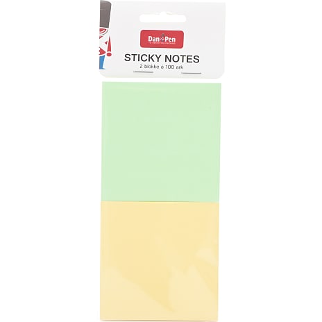 Danpen post-it blok 2-pak
