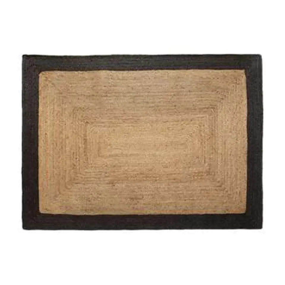 Eva Interieur Vloerkleed Jute - Naturel/Antraciet - 190x290