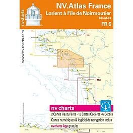 NV CHARTS - FR6 LORIENT A L ILE DE NOIRMOUTIER NANTES