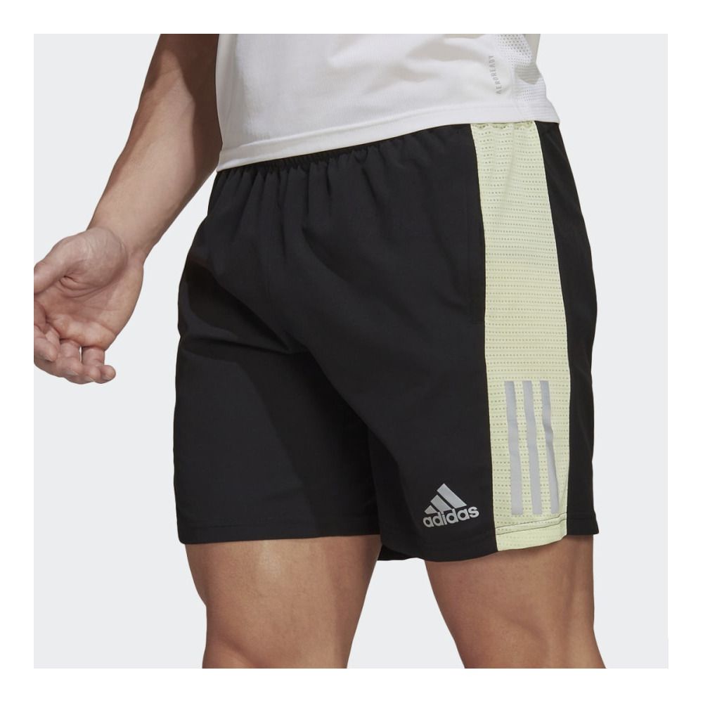 Adidas Performance OWN THE RUN - Short Homme black/almlim/refsil