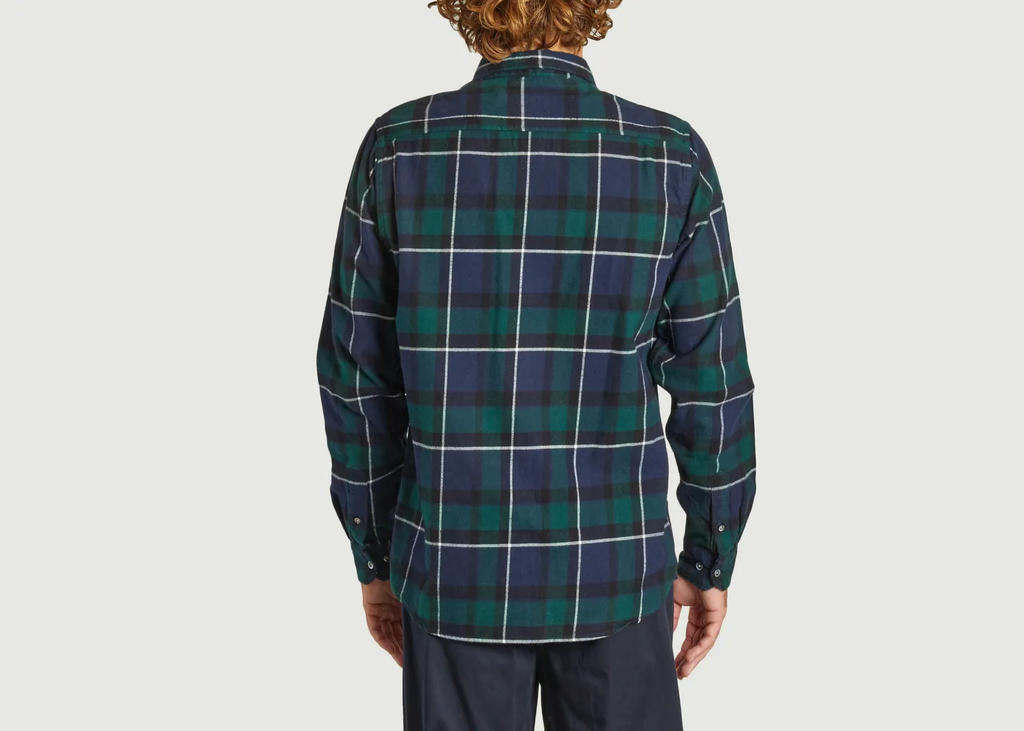 Chemise Anton en flanelle brossée à carreaux Norse Projects