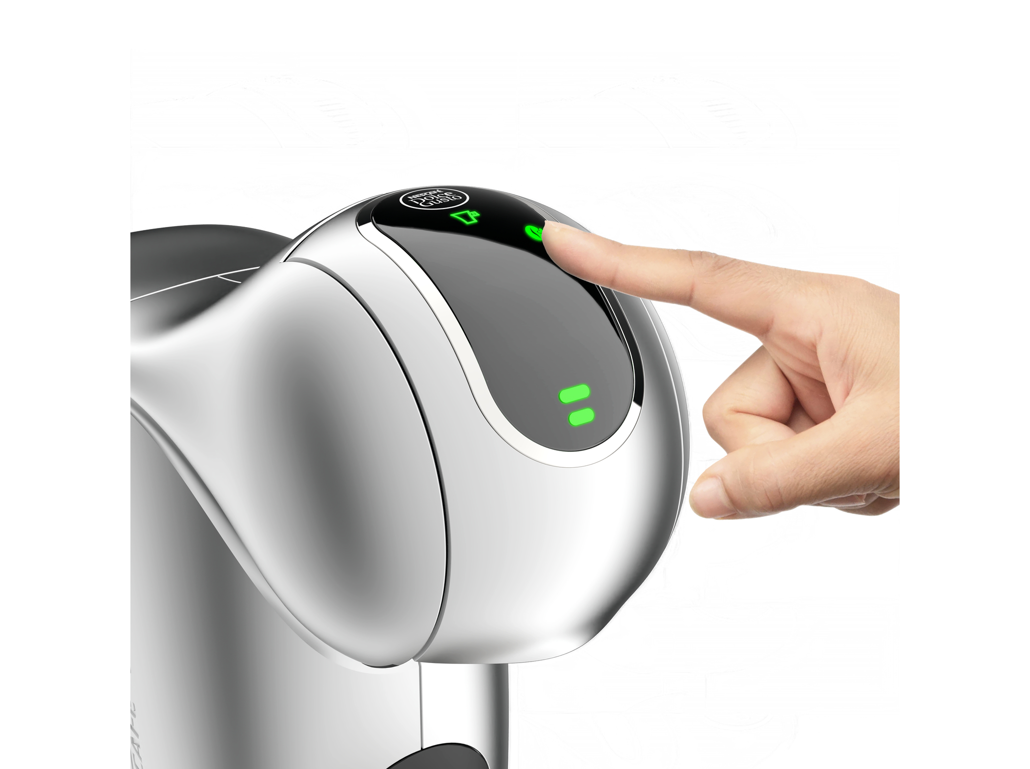 MÁQUINA DE CAFÉ KRUPS NESCAFÉ DOLCE GUSTO GENIO S TOUCH KP440EP16 - SILVER