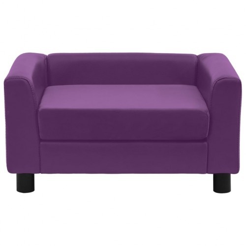 Sofá retangular roxo para cães Vidaxl