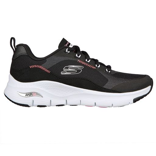 Skechers Arch Fit Sneakers, BKWP Black White Pink, 40