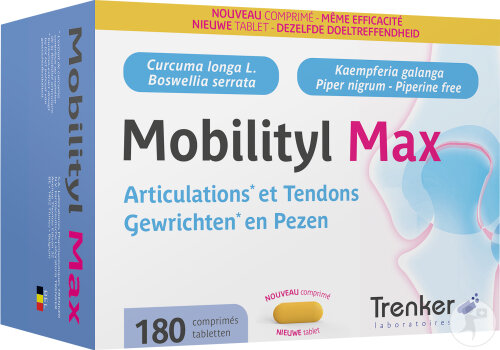Trenker Mobilityl Max Complément Alimentaire Articulations Et Tendons 180 Comprimés