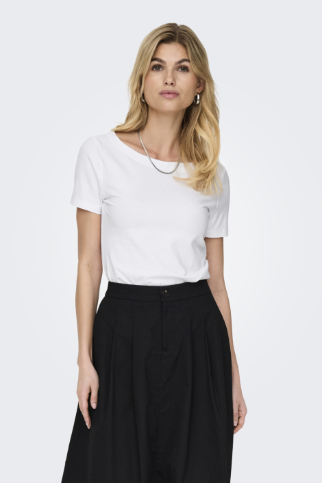 Only witte dames t-shirt