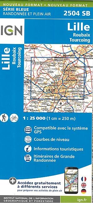 IGN - 2504 SB LILLE ROUBAIX 1 25 000