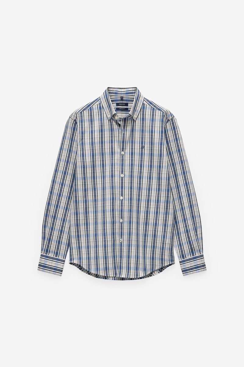 CAMISA AOS QUADRADOS REGULAR FIT