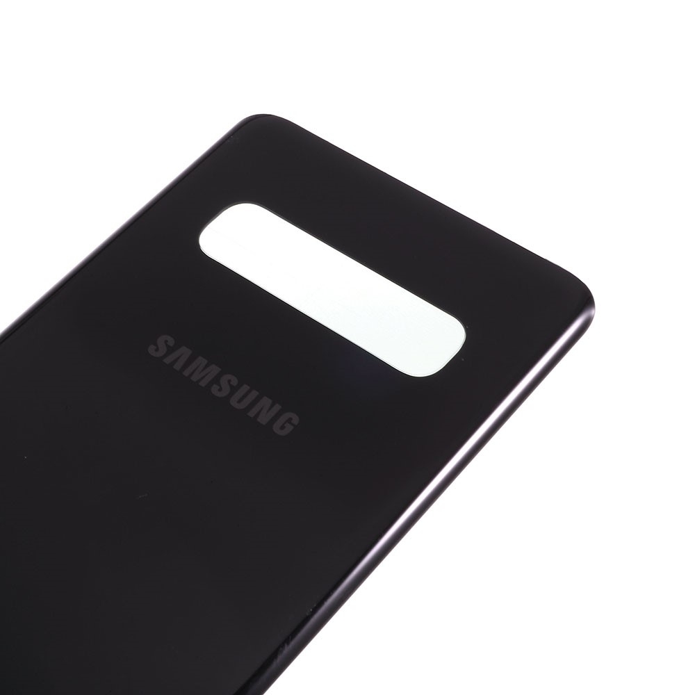Samsung Galaxy S10 Backcover / Rückseite mit Kleber - Schwarz