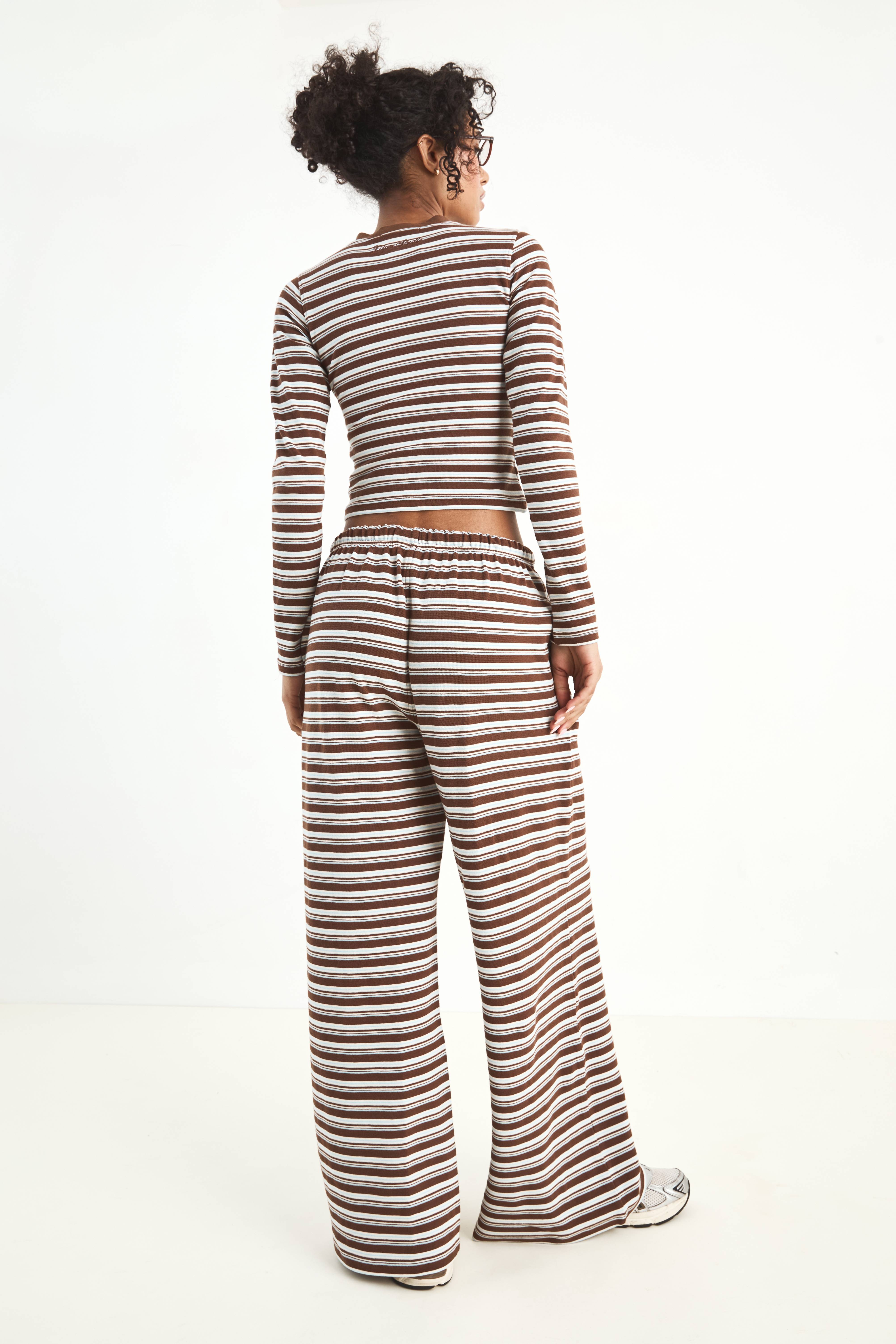 Pantalon Droit Rayé Dsgn Studio