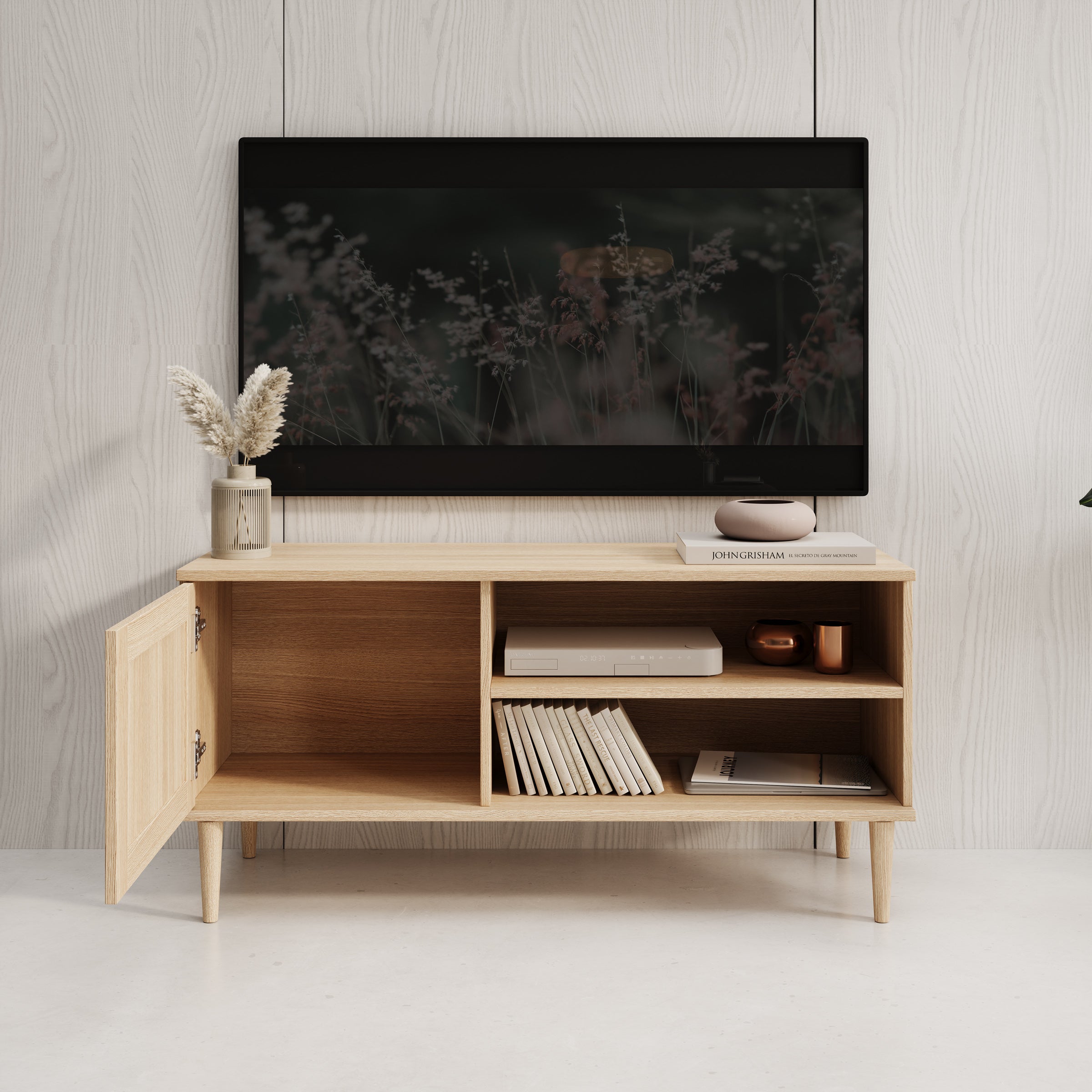 Crimson - TV-Meubel - Eiken - 120x41x58 cm