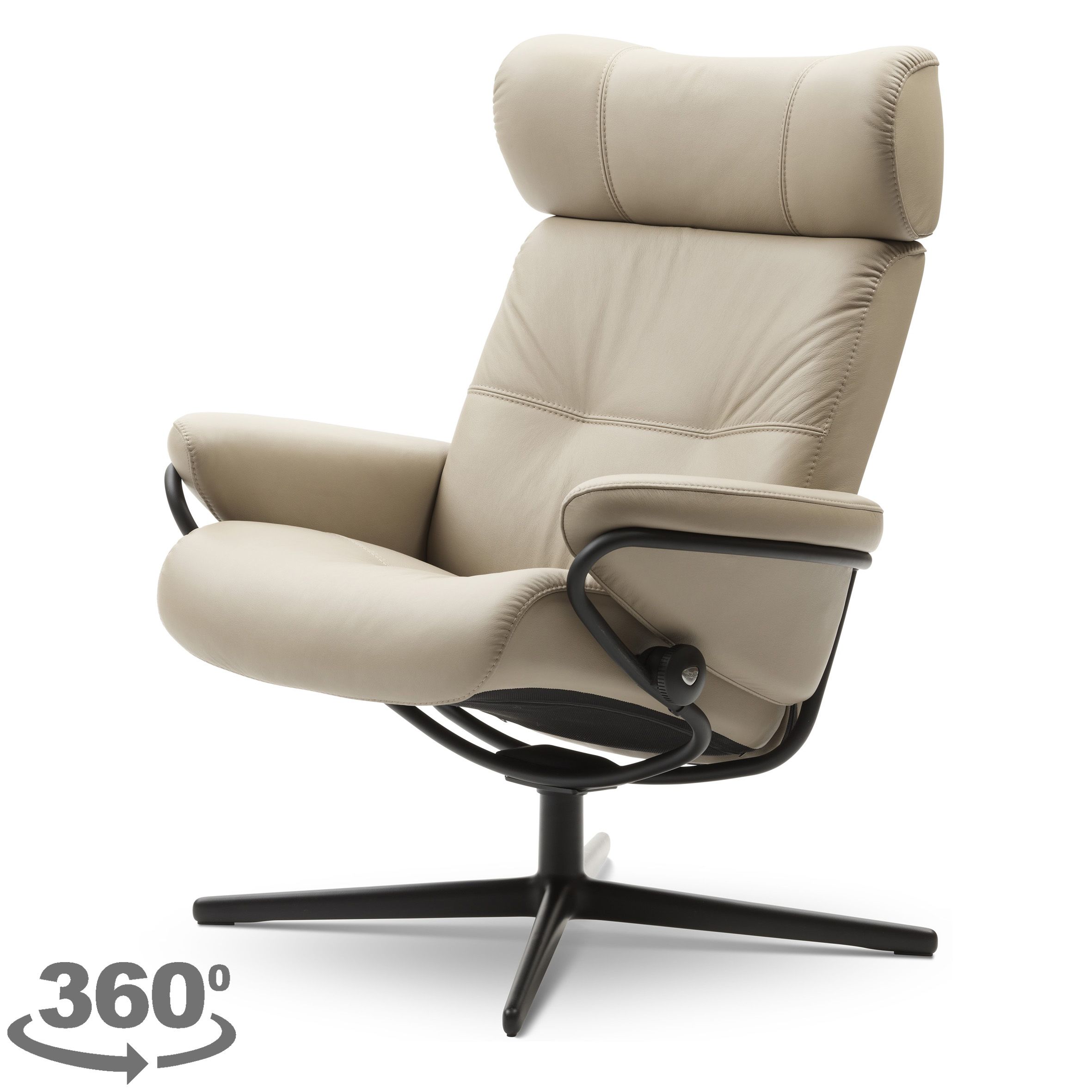 Relaxfauteuil Berlin LowBack met hoofdsteun  | StresslessB82 x D78 x H99 cm