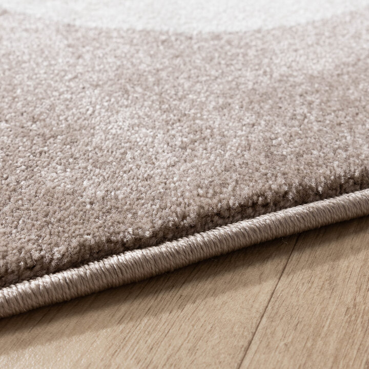 Kinderkamer vloerkleed - Bowie Autoweg Taupe