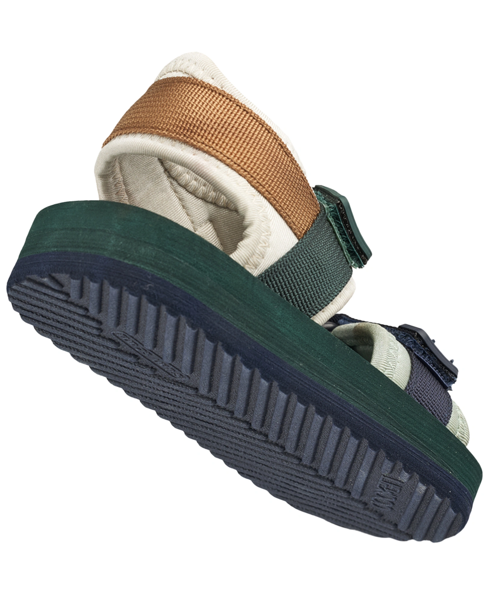 Strand-Sandalen MONTY in hunter green mix