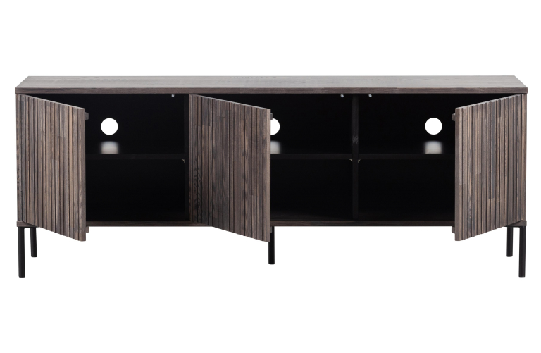 WOOOD Gravure tv-meubel 150 essen espresso