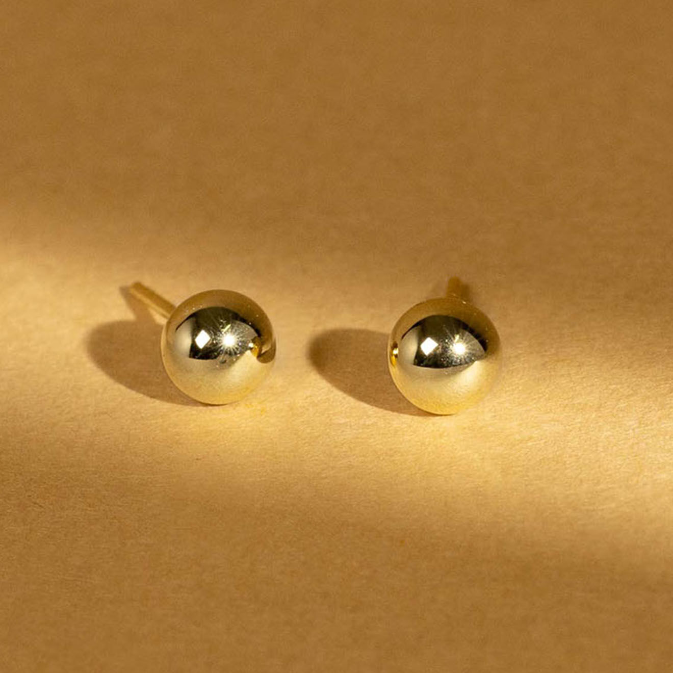 Instant d'Or Boucles d'oreilles Puces or jaune Ø 1 mm