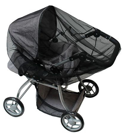 MaMaMeMo Moskitonetz für Puppen - Schwarz