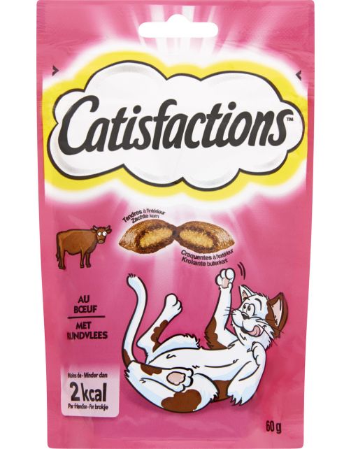 Catisfactions Kattensnoepjes 60 g - Kattensnack