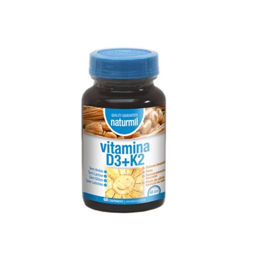 Naturmil Vitamina D3   K2 60 comprimidos