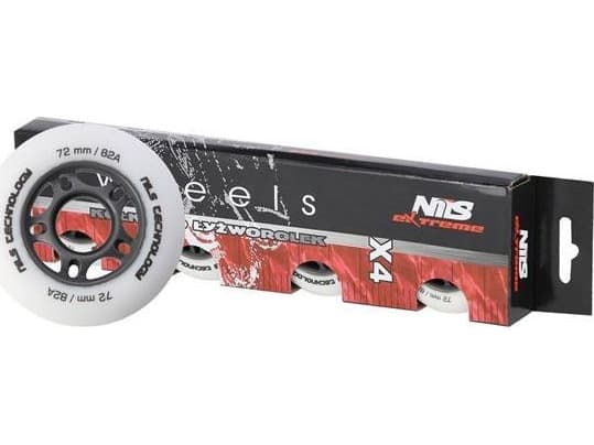 Nils Extreme PU 72x24 82A hvit MATOWE KÓLKA (4 stk.) NILS EXTREME