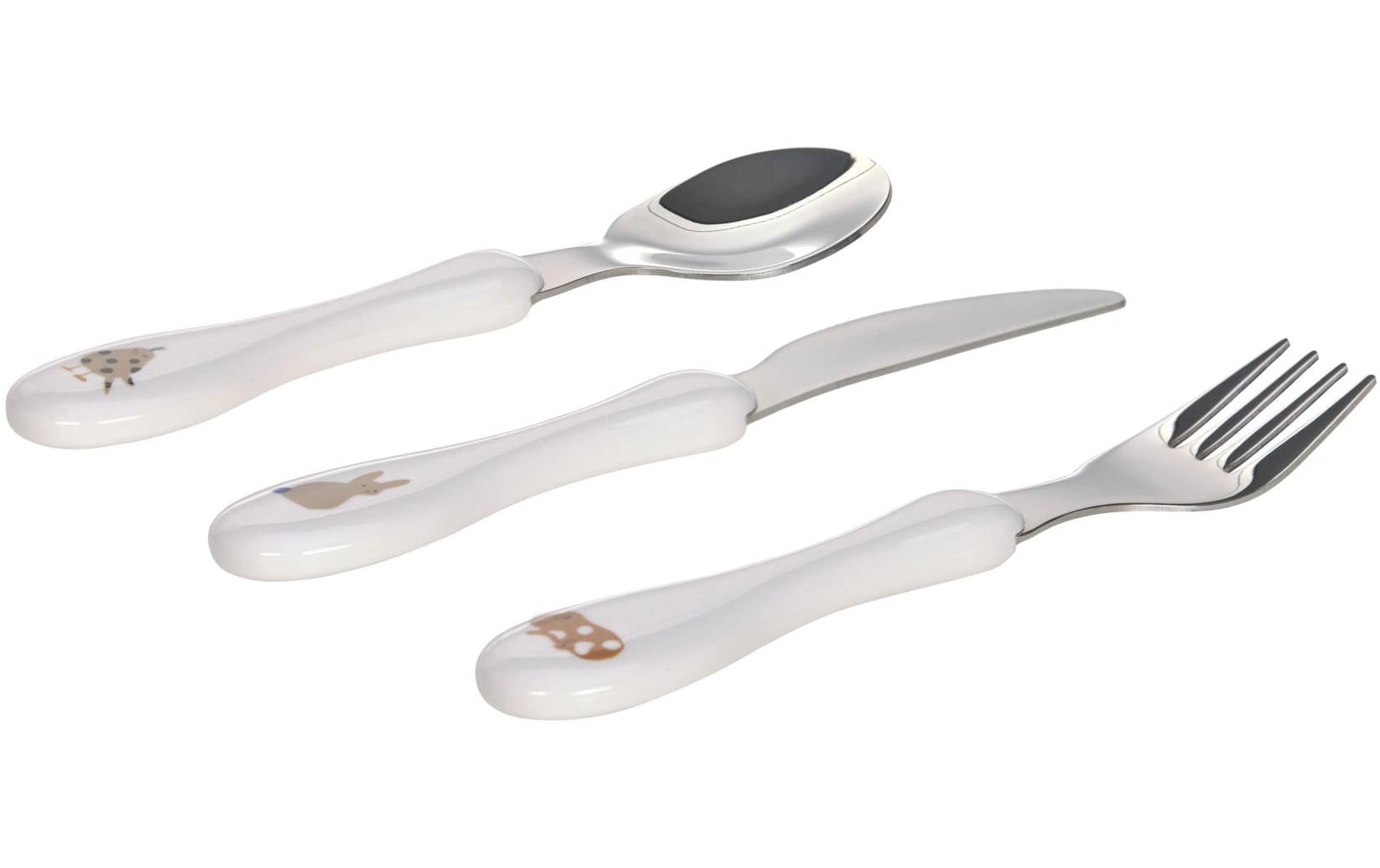 Kinderbesteckset Little Mateys Royal BlueLeichtes und stabiles 3-teiliges Besteckset