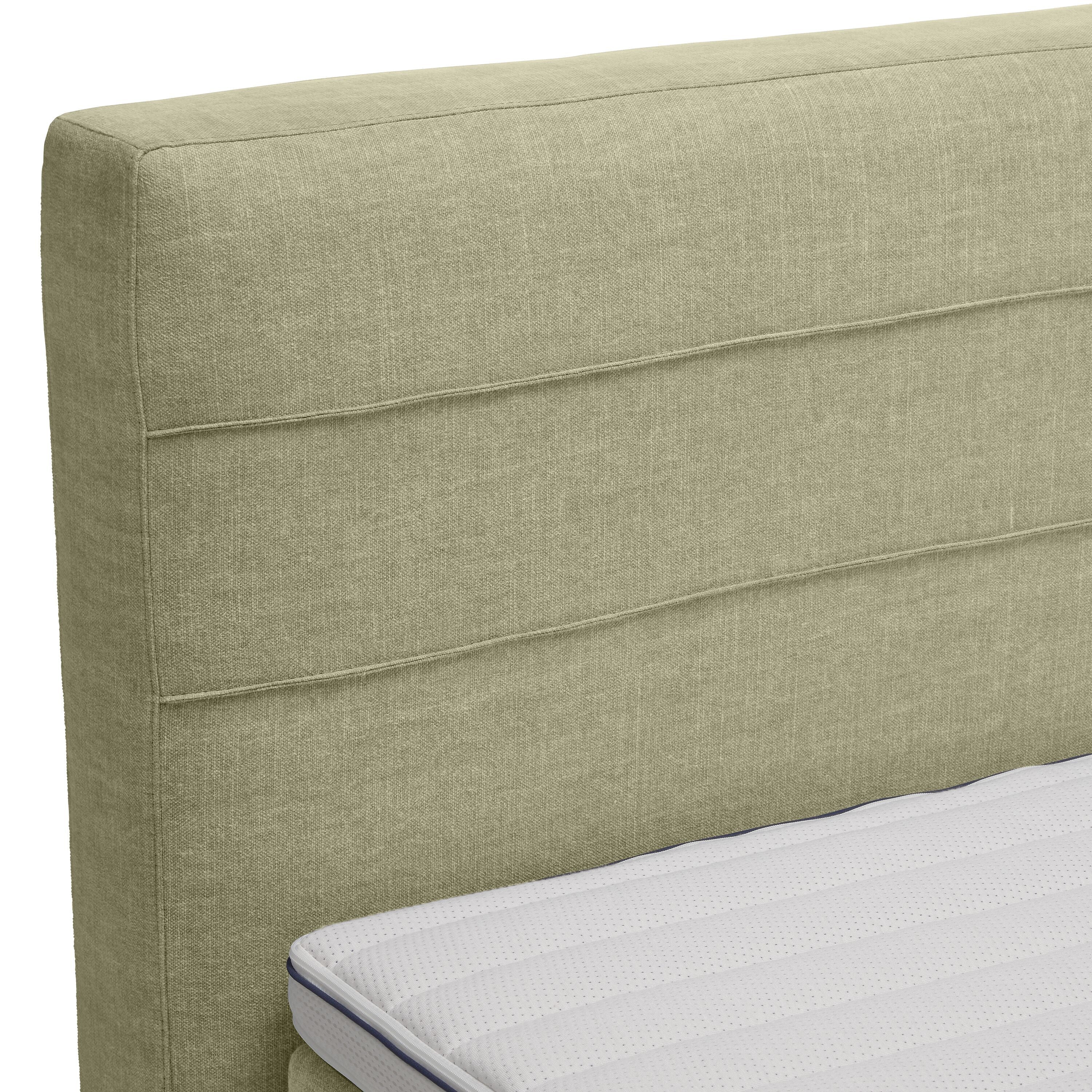 bico GOODNIGHT Boxspringbett - Hellgruen / B: 180.0 cm x T: 200.0 cm