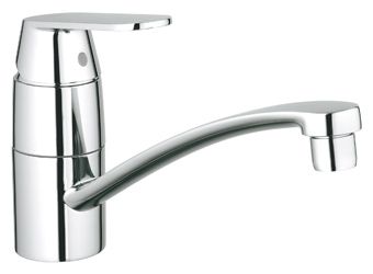 Grohe Eurosmart Cosmopolitan 1-gats keukenkraan m. lage draaibare uitloop chroom