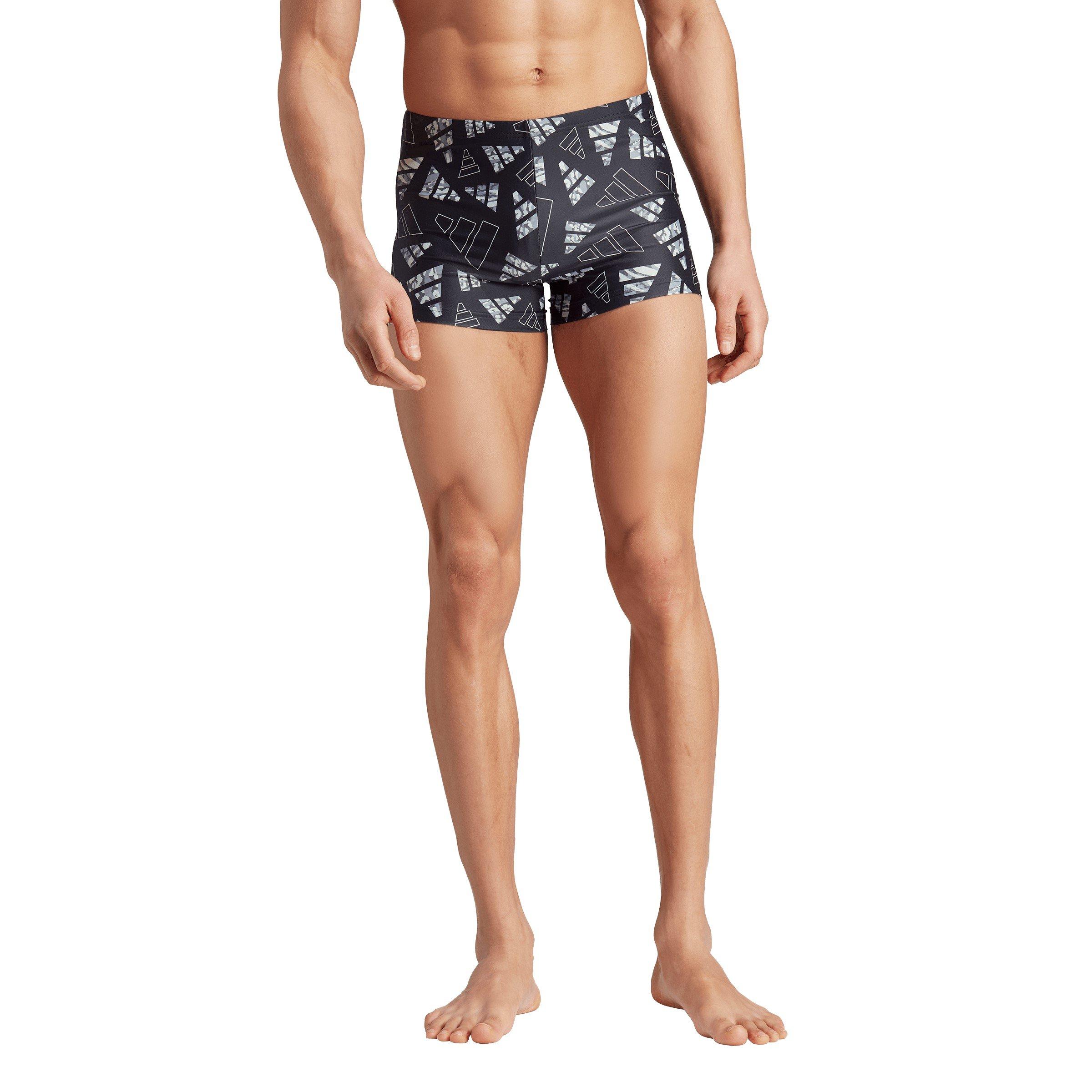 adidas Logo Graphic Swim Boxers Mens