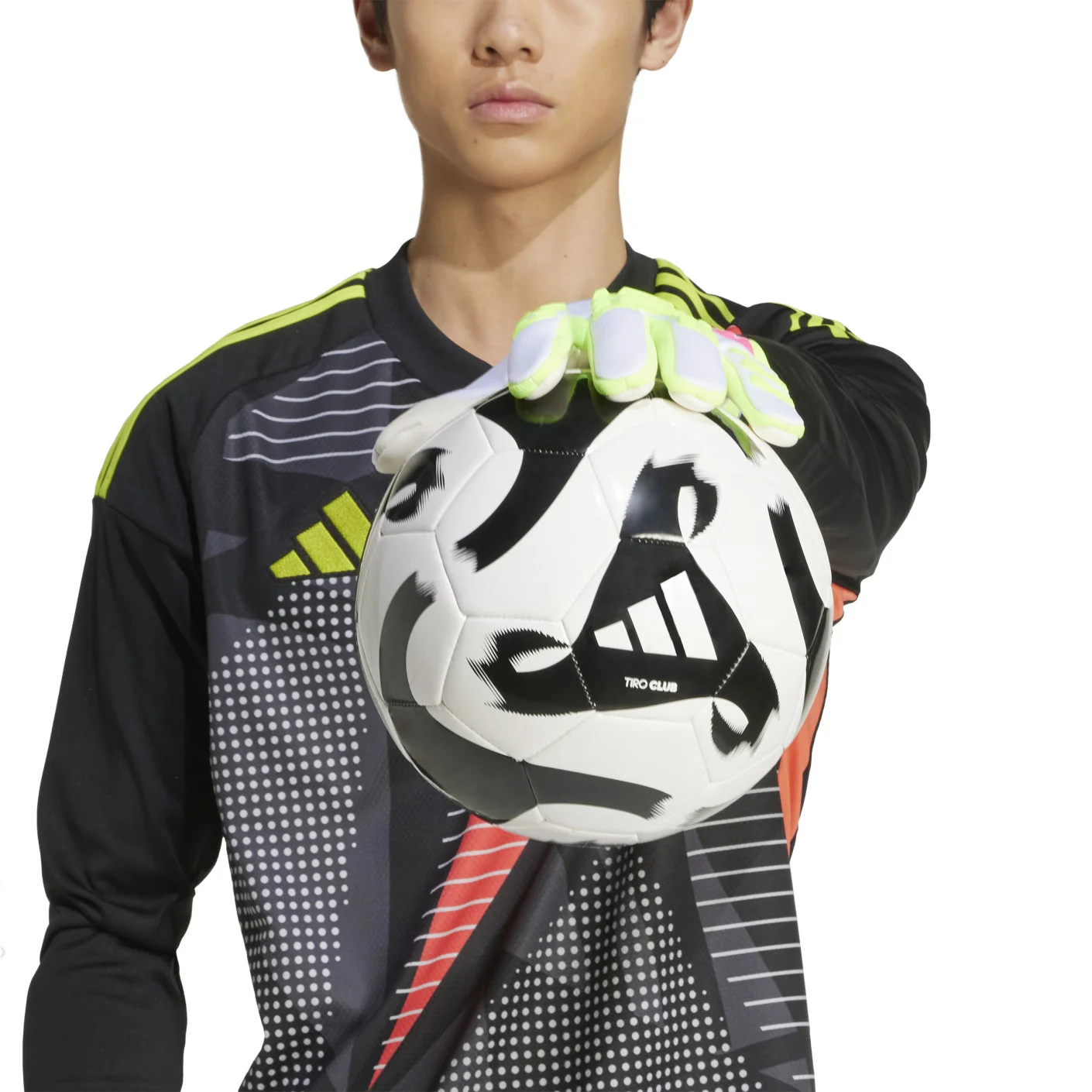 Adidas Predator League Keepershandschoenen Wit Neongeel Roze