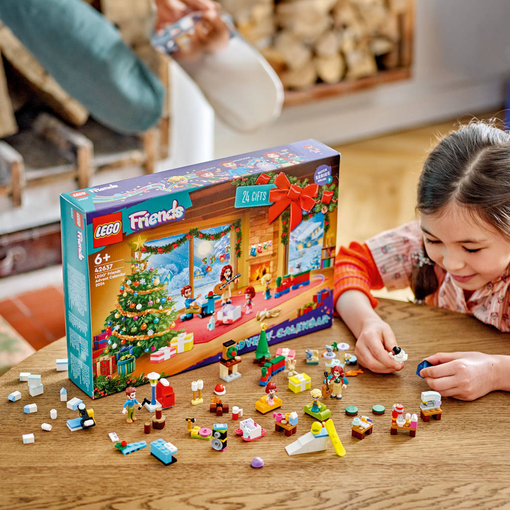 Tellen is weten.Friends adventkalender 2024, Kerst Speelgoed voor Kinderen 42637