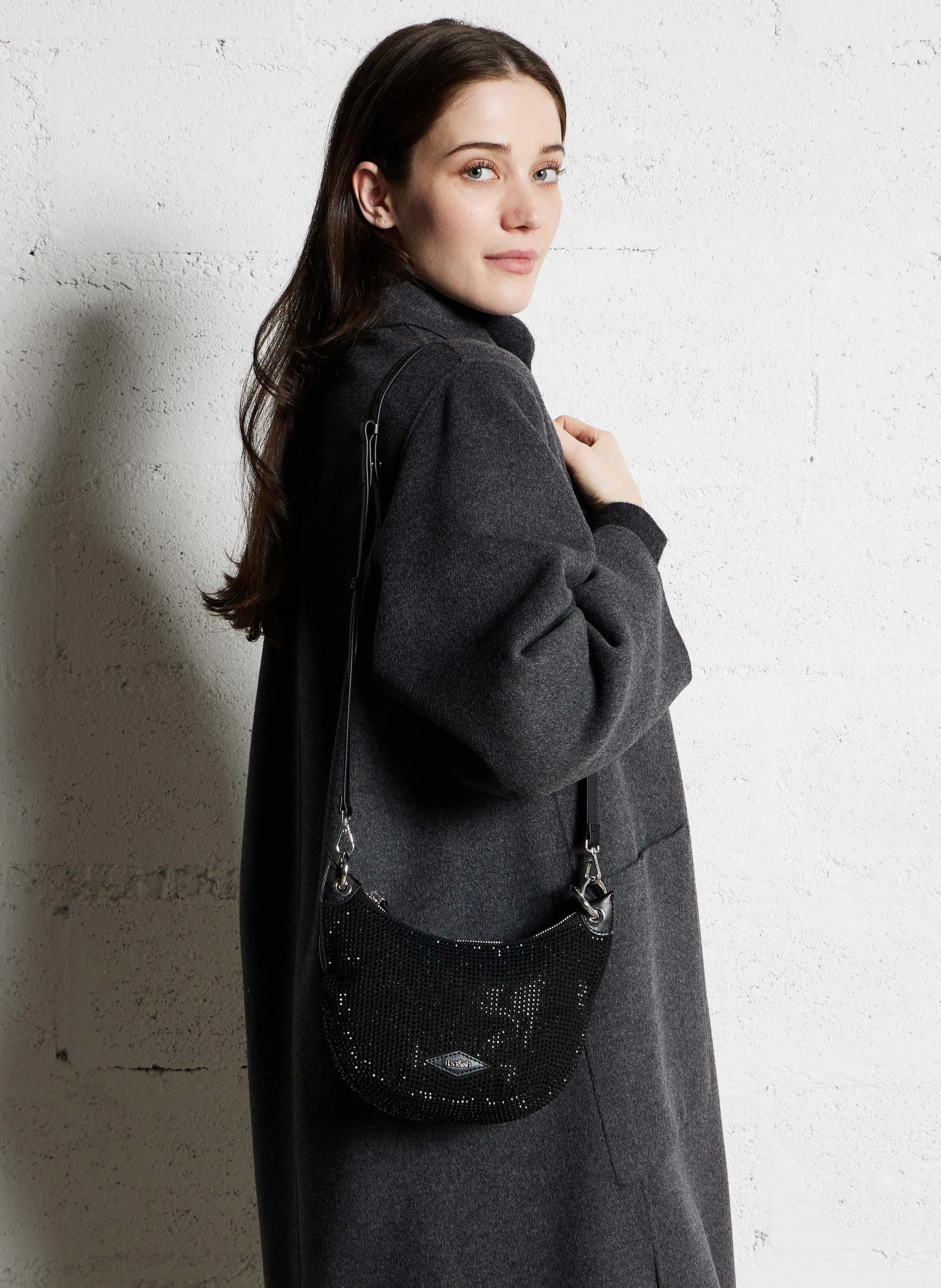 SWING - Sac à strass | Noir