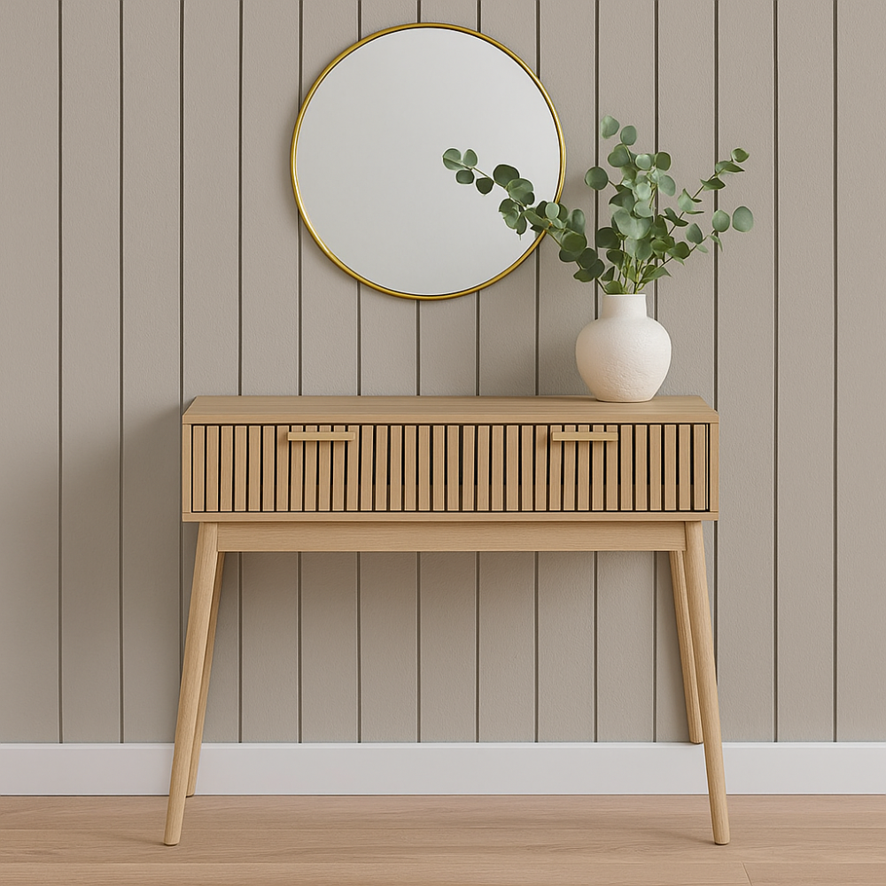 MISOU Klaus Sidetable Kaptafel Make up tafel met Lades Haltafel Con...