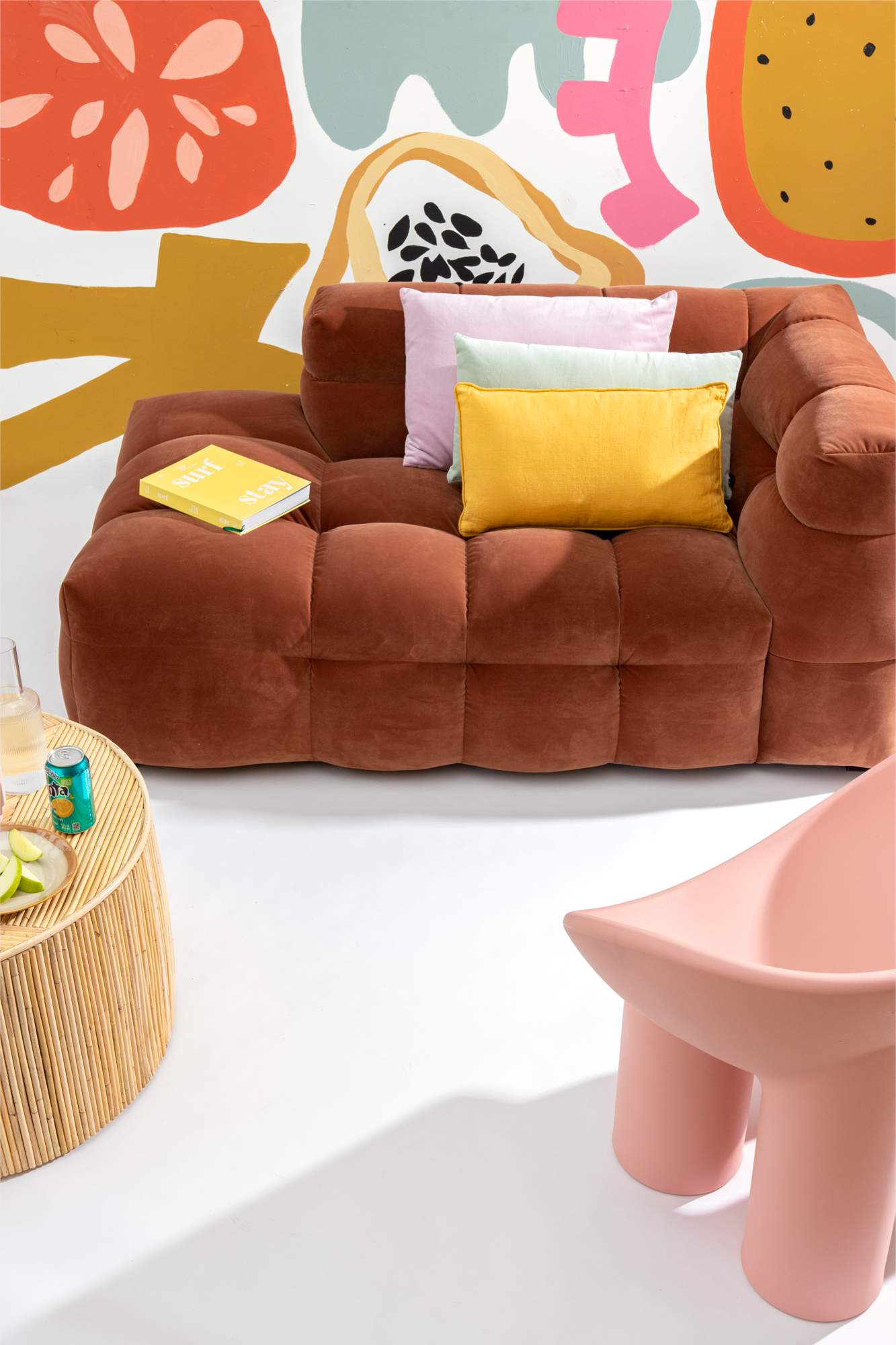 Fauteuil Roly Poly roze