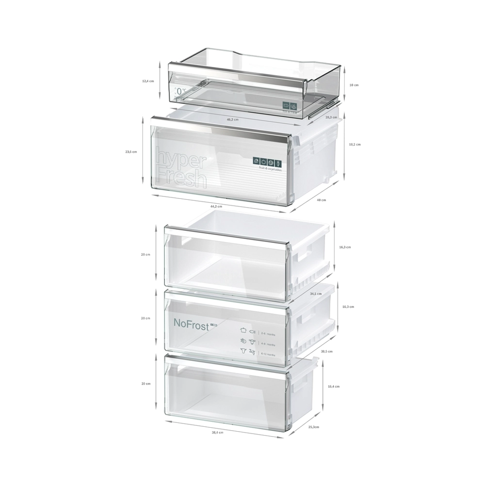 Siemens KG39NSBBF Kühl-Gefrier-Kombination 363 Liter
