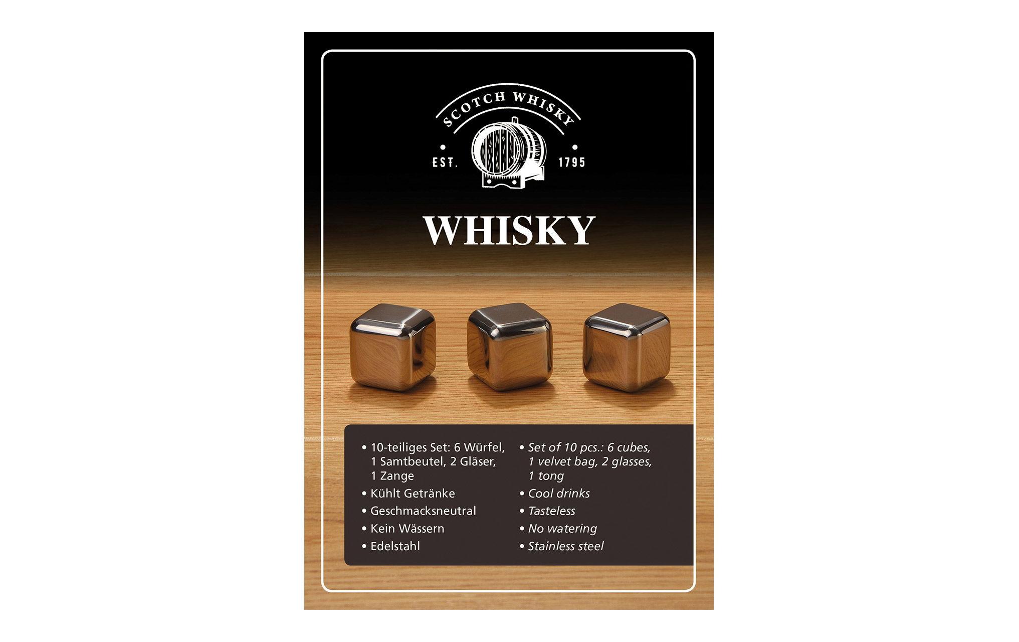 Whisky-Set Whisky-Set 11-teilig, 300 ml, BraunWhisky-Geschenkset