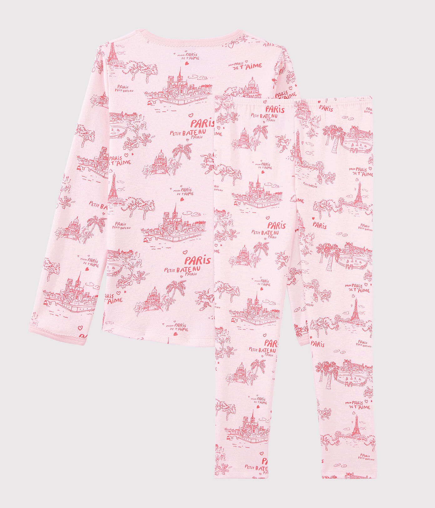 Pyjama toile de Jouy Paris petite fille en coton