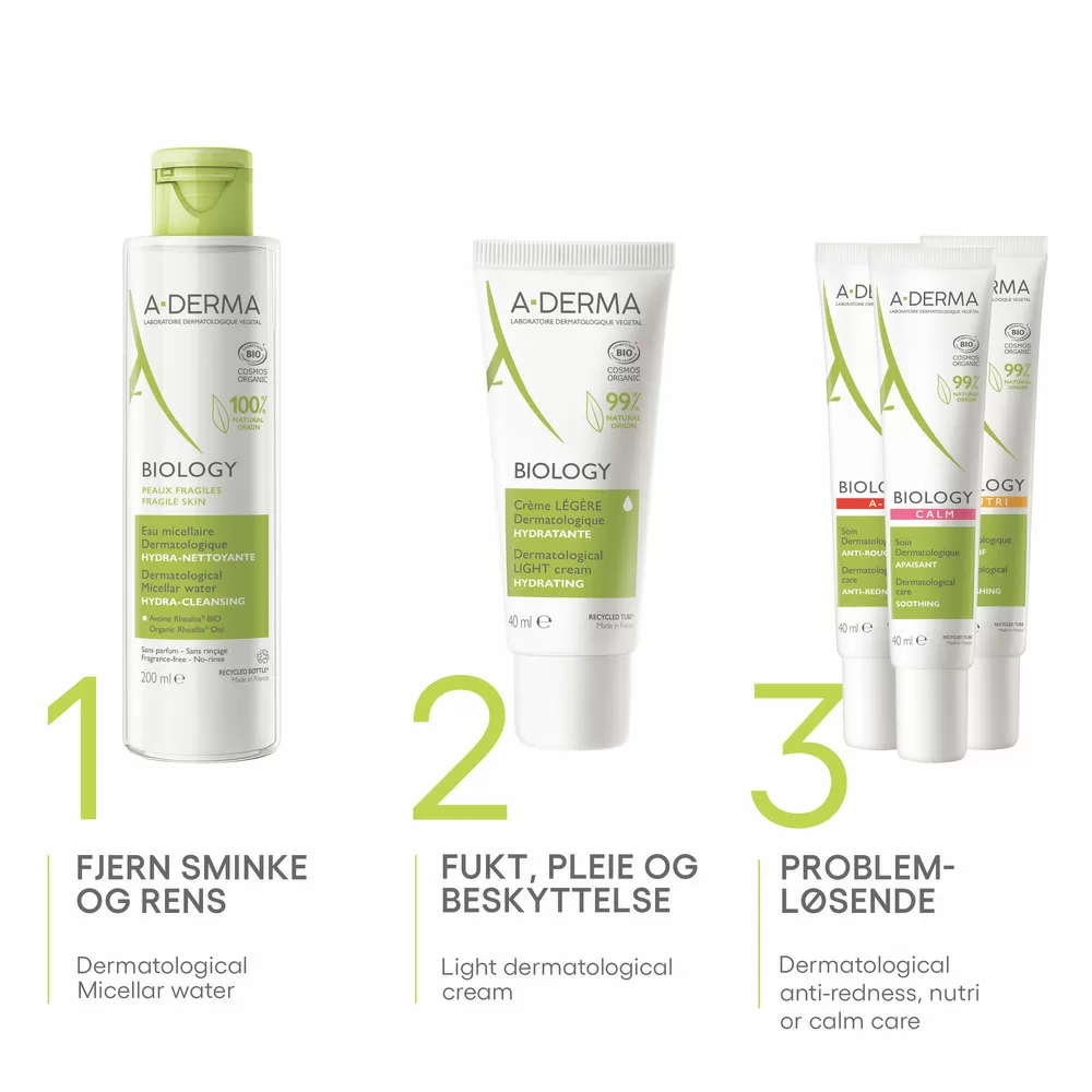 A-Derma Biology Cream Light - 40 ml.