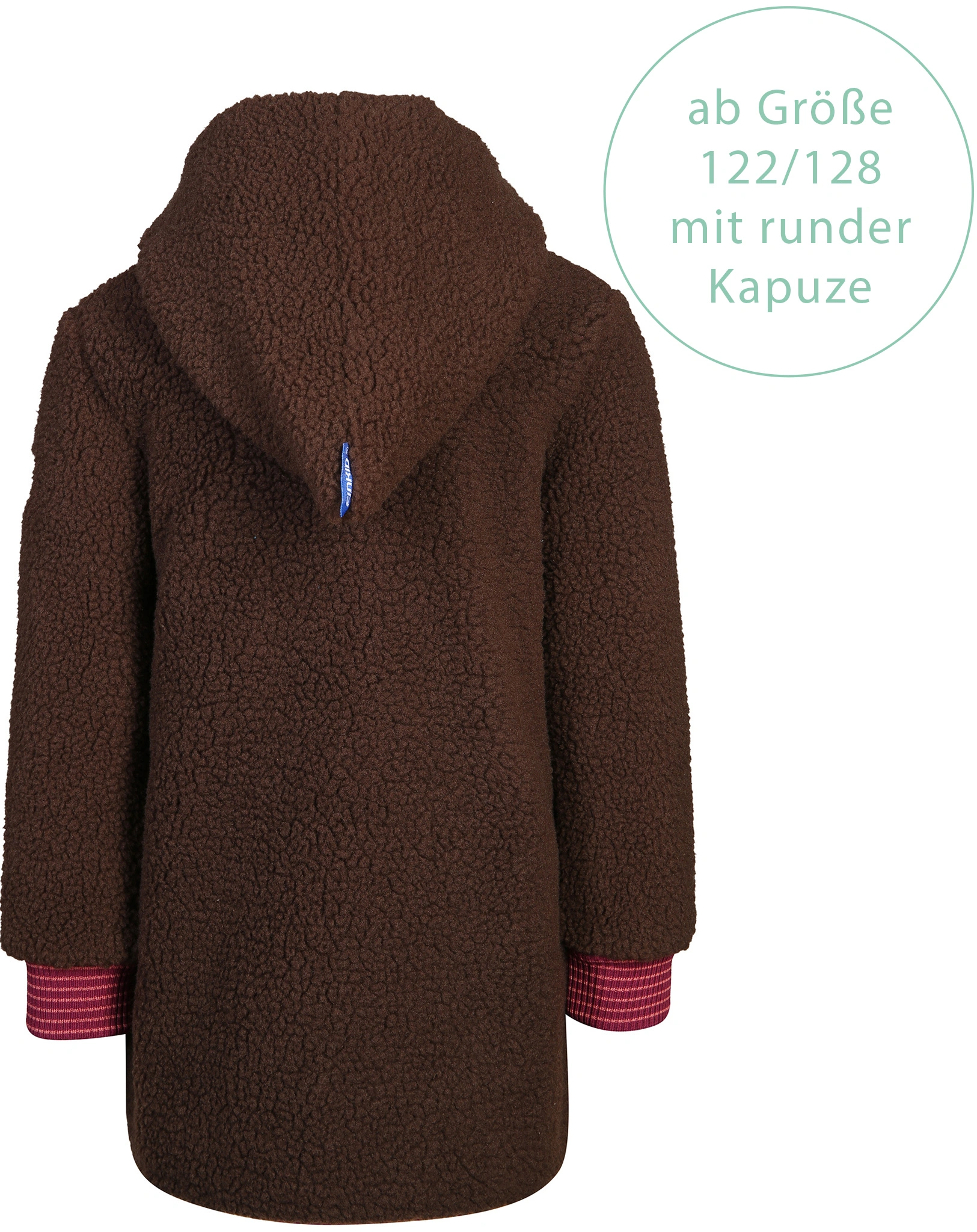 Teddyjacke LIKKA NALLE in cocoa/beet red