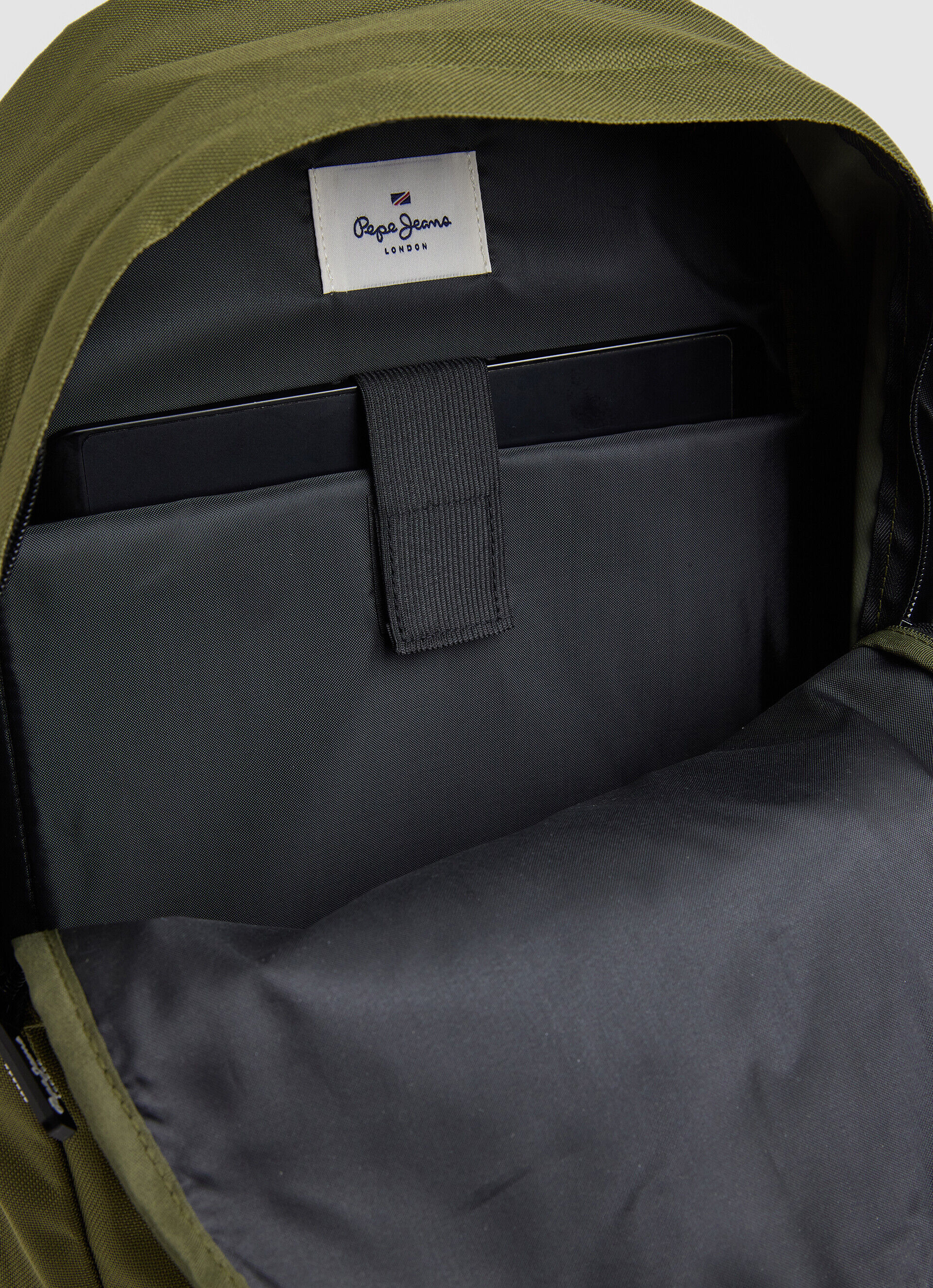 Mochila de viagem com logotipo estampado - verde-esmeralda, tamanho único