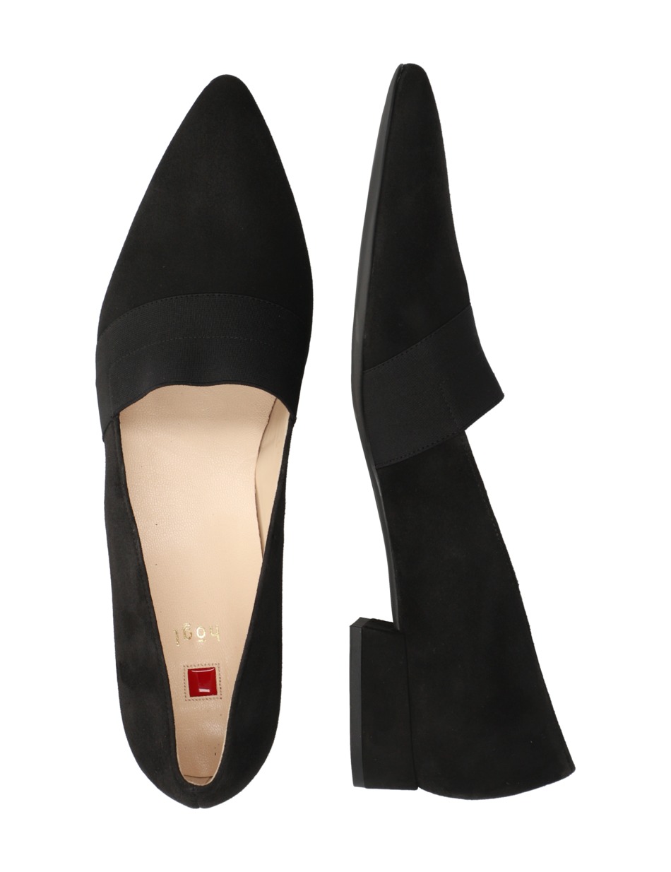 Veloursleder Ballerina