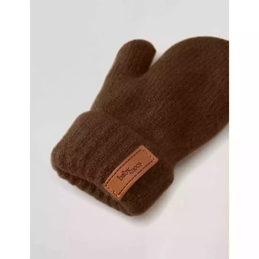 BabyMocs Handschuhe Vegan braun
