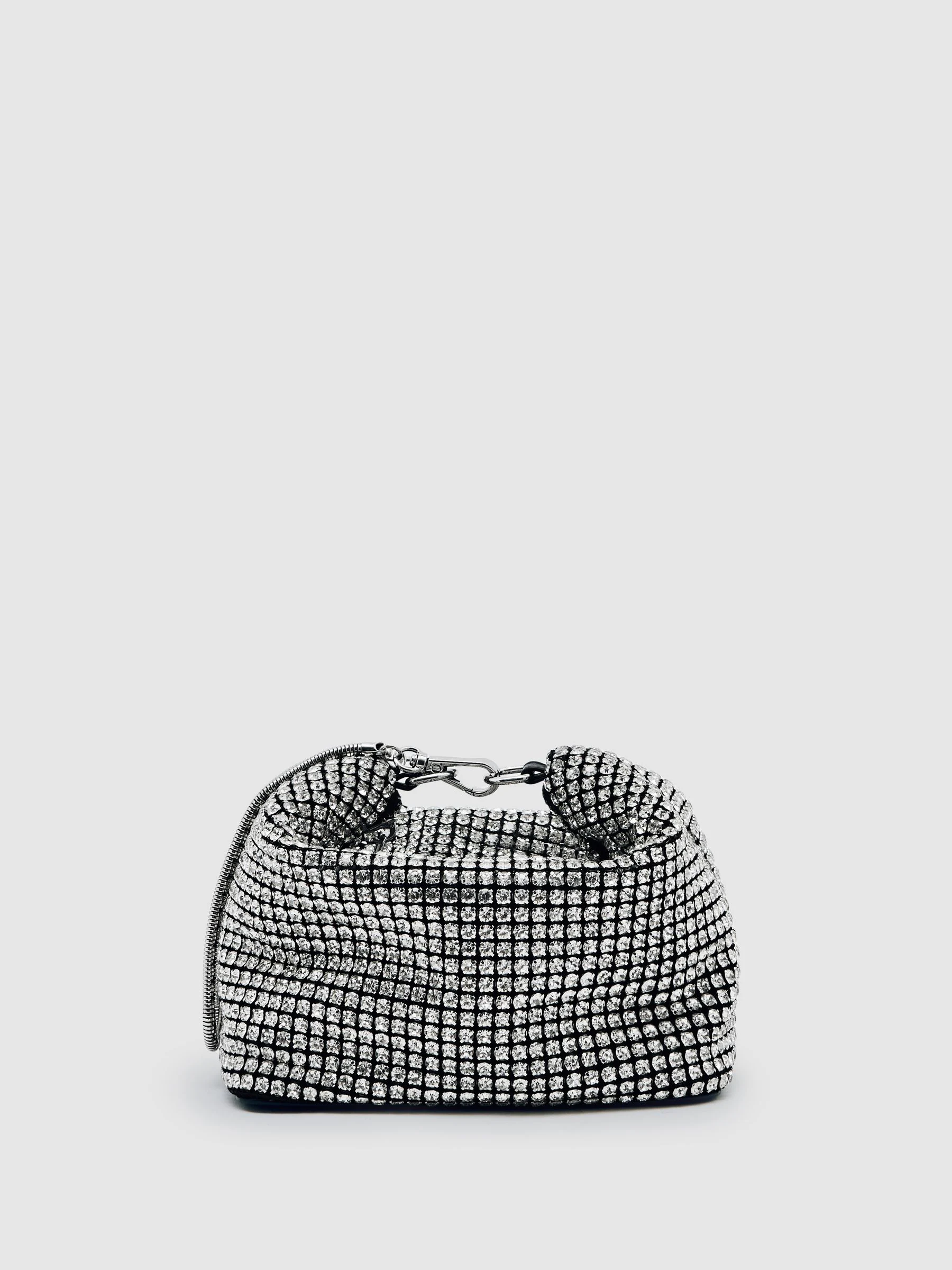 Zilver - Reiss Leah Crystal Bracelet Pouch Bag