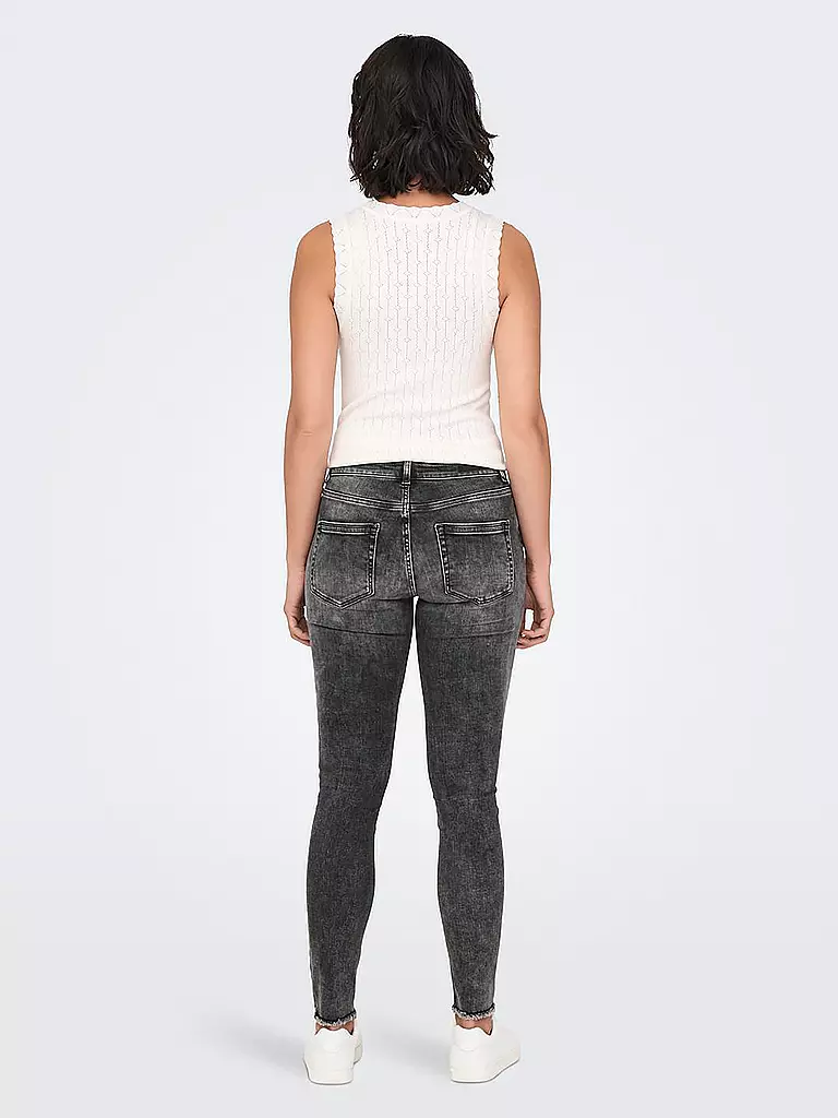 ONLY Jeans Skinny Fit 7/8 ONLBLUSH grau