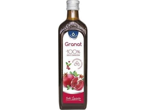 Oleofarm Sok z Łowak med granateple 100 % 490 ml