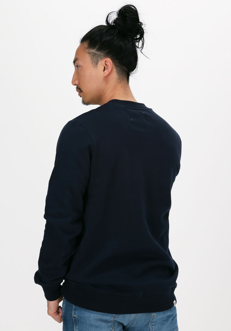 ANERKJENDT donkerblauwe anerkjendt sweater akallen noos crewneck