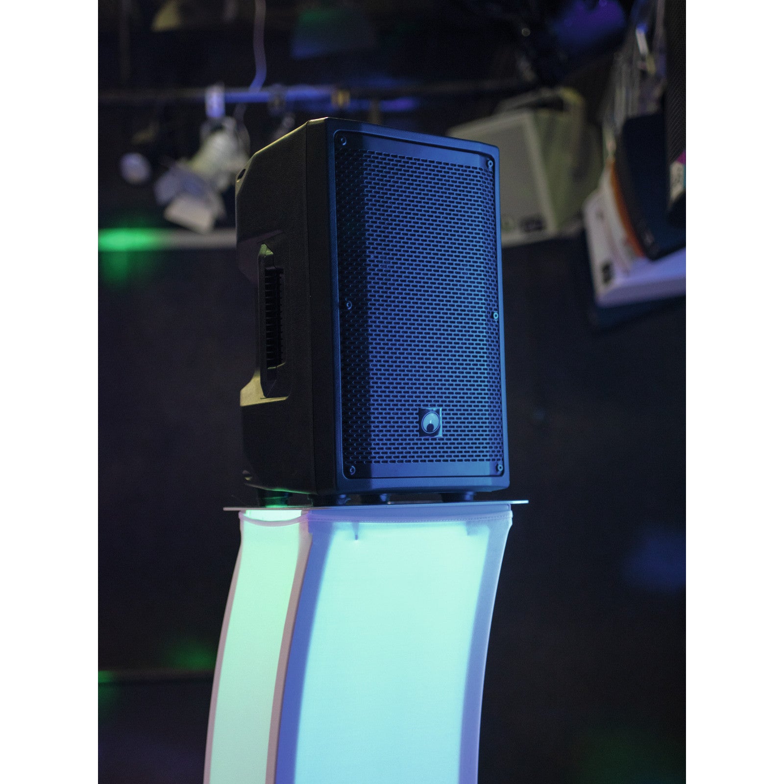 Eurolite 2x Stage Stand 150 centimeter gebogen wit