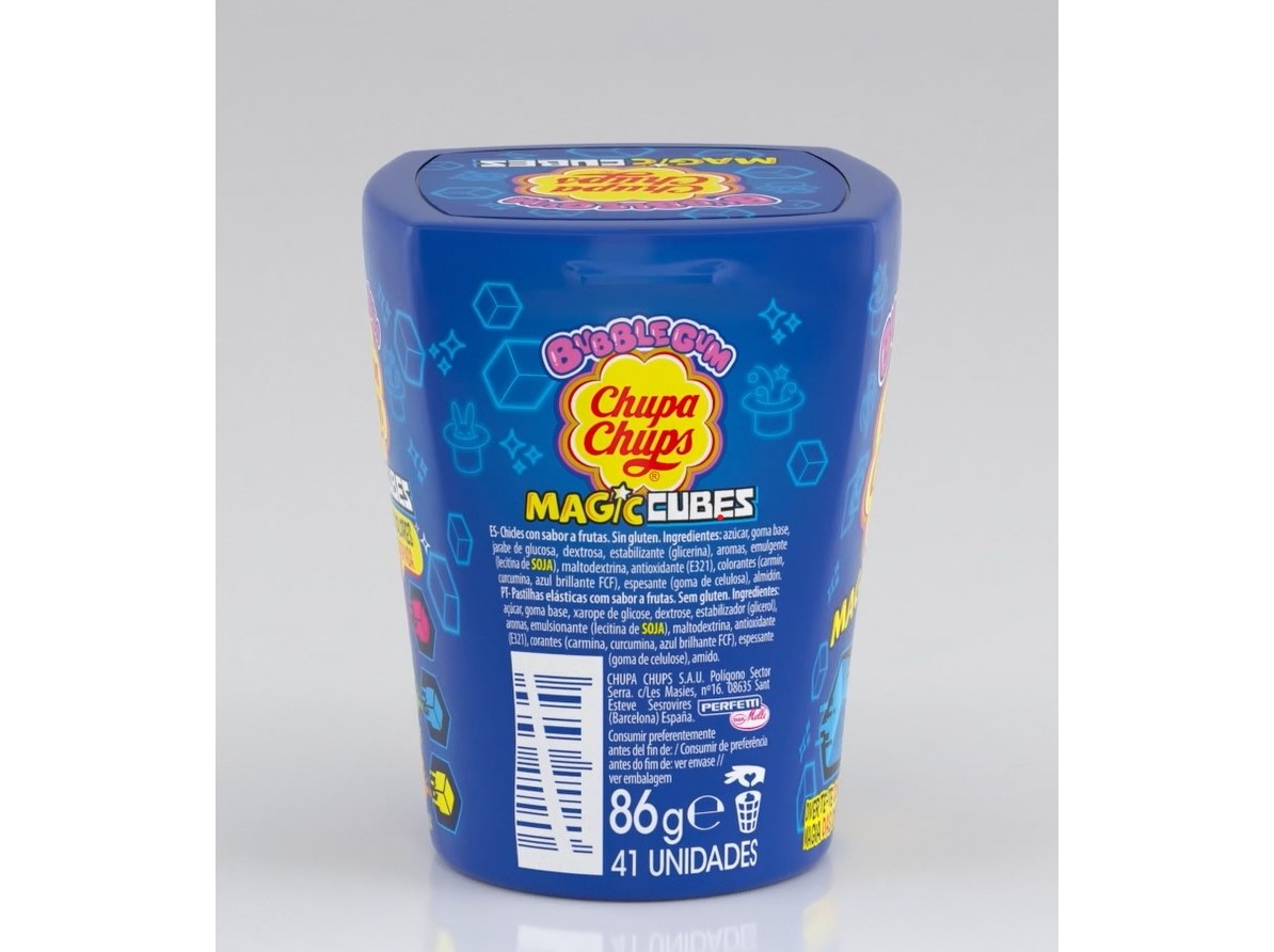PASTILHAS CHUPA CHUPS MAGIC CUBES 86 G